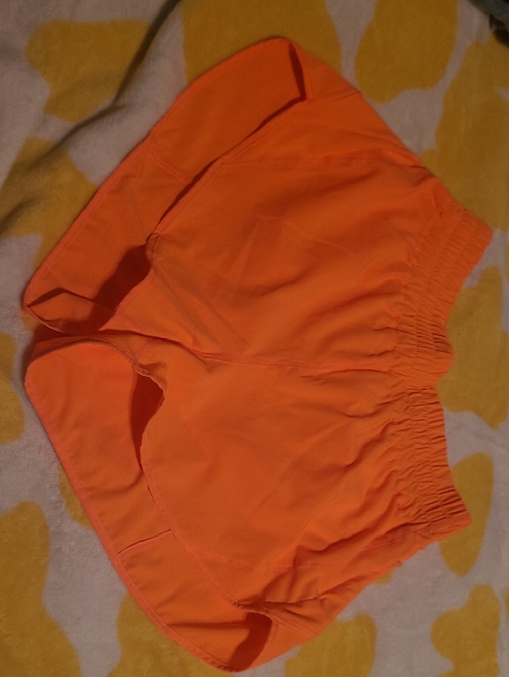 Women’s Orange Athletic Shorts